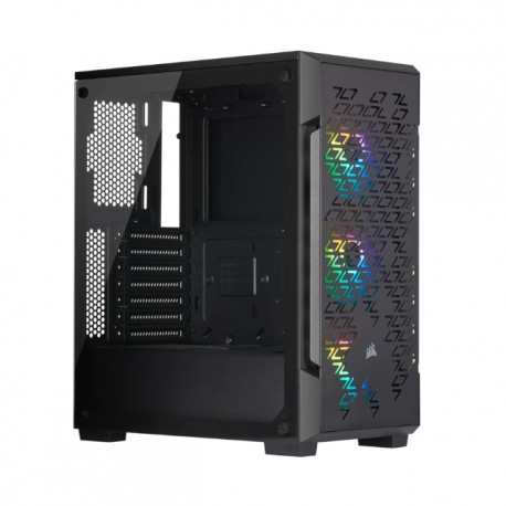 Gabinete Corsair iCUE 220T RGB AIRFLOW TG Black / Cristal Templado / CC-9011173-WW