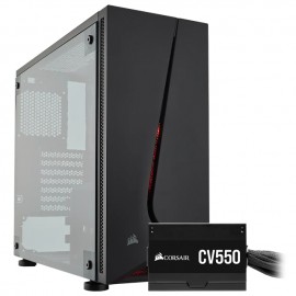 Gabinete Corsair SPEC 05 / Cristal Acrílico / CV550 80+ BRONZE / 1 Ventilador Incluido / ATX