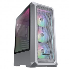 Gabinete Cougar Archon 2 Mesh RGB White / Panel frontal Mesh / Panel lateral Cristal Templado / 3 Ventiladores ARGB incluidos /